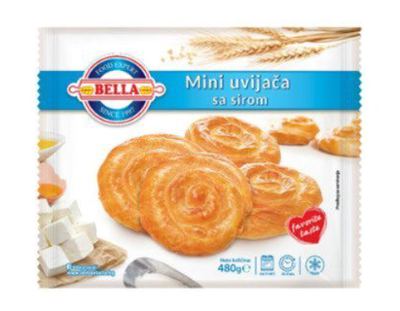 MINI PITA UVIJAČA SA SIROM 480GR BELLA