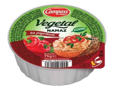 NAMAZ VEGETAL SA PAPRIKOM COMPASS 75G