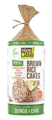 GALETE PIRINČANE GLUTEN FREE KINOA I ČIA 120GR RICE UP