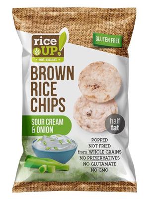 ČIPS PIRINČANI GLUTEN FREE PAVLAKA I LUK 60GR RICE UP