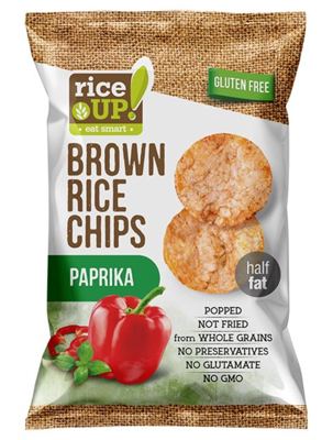 ČIPS PIRINČANI GLUTEN FREE PAPRIKA 60GR RICE UP