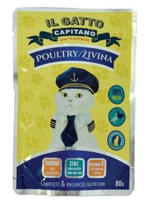 IL GATTO CAPITANO ZA MACKE ZIVINA-DZIGERICA 80G KESICA