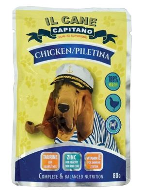 IL CANE CAPITANO ZA PSE PILETINA 80G KESICA