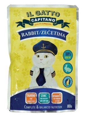 IL GATTO CAPITANO ZA MACKE ZECETINA 80G KESICA