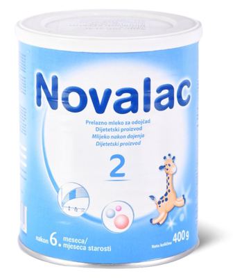 MLEKO ZA BEBE NOVALAC 2 400 GR