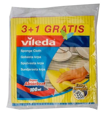 VILEDA SUNDJERASTA KRPA 3+1