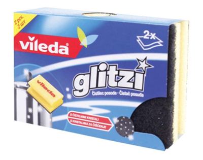 Sundjer abrazivni 1/1 GLITZI Medium Vileda 28