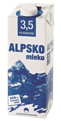 MLEKO UHT ALPSKO UHT 3.5% 1L
