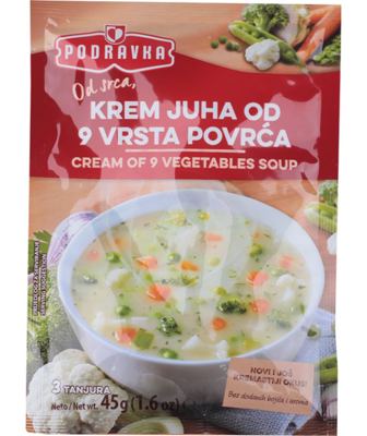 SUPA KREM 9 VRSTA POVRĆA 45GR PODRAVKA