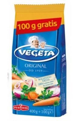 ZAČIN DODATAK JELIMA VEGETA 400G+100G