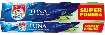 TUNA EVA KOMADI U MASLINOVOM ULJU 4X80GR PODRAVKA