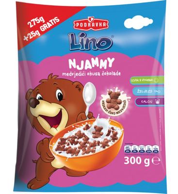 ŽITARICE LINO NJUMMY 275 GR + 25% GRATIS PODRAVKA