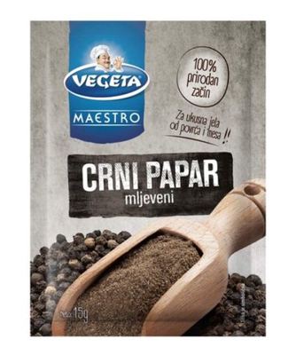 CRNI PAPAR MLEVENI 15G