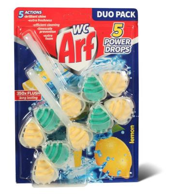 SRED.ZA ČIŠ. WC 5 DROPS LEMON 2X55GR ARF