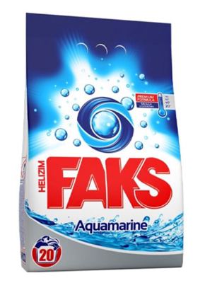 DETERDŽENT FAKS AQUAMARINE 1.5 KG 20 PRANJA SAPONIA