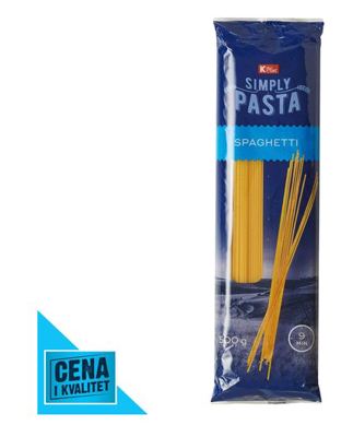 TESTENINA SPAGHETTI 500G K PLUS