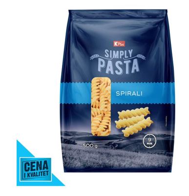 TESTENINA SPIRALLI 500G K PLUS