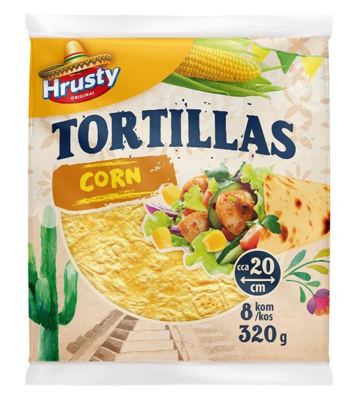 TORTILLA KUKUR 8X20cm 320g HRUSTY
