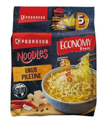 NUDLE KOKOŠIJE 375GR PODRAVKA