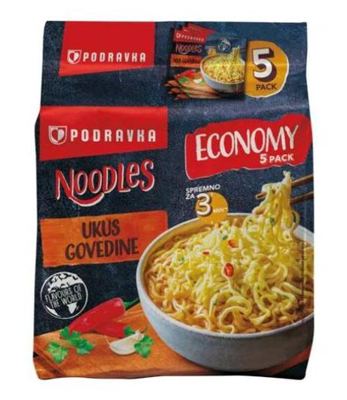 NUDLE GOVEĐE 375GR PODRAVKA