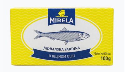MIRELA SARDINA U BLJNOM ULJU 95g