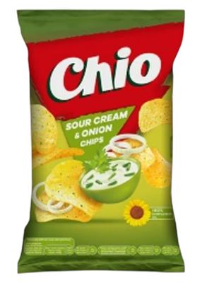 CHIO CHIPS SOUR CREAM & ONION 80G