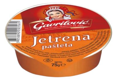 PAŠTETA JETRENA GAVRILOVIĆ 75G