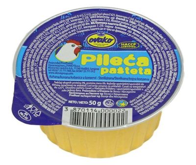 PASTETA PILECA OVAKO 50G DELMES