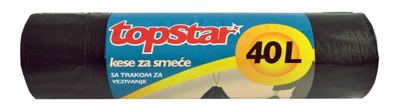 KESE ZA SMEĆE LDPE 40L TOP STAR 12/1