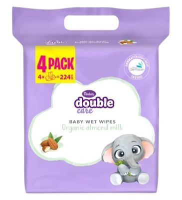 VLAŽNE MARAMICE BABY BADEM VIOLETA 56X4