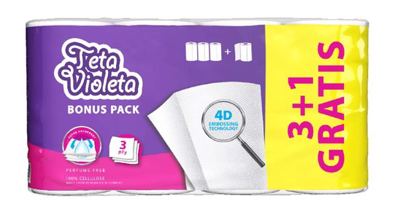 UBRUS TETA 3SL 3+1 GRATIS VIOLETA