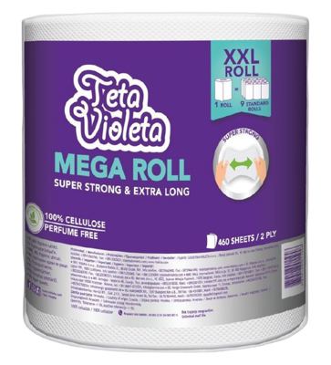UBRUS PAP MEGA 1/1 2SL 460 LIS.VIO