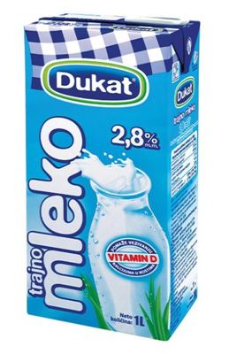 DUKAT TRAJNO MLEKO 2.8%MM, EDGE 1L