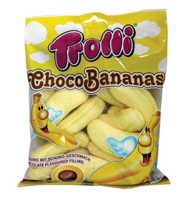 Trolli Choco Bananas bombone 150g #8 Rox-BG