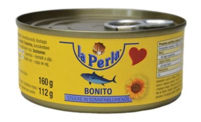 TUNJEVINA KOMAD U SUNCOKRETOVOM ULJU 160GR. LA PERLA