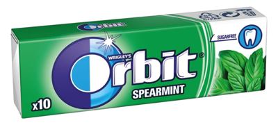 ŽV GUMA ORBIT SPEARMINT 14G WRIGLEY