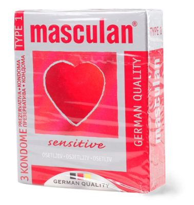 KONDOMI MASCULAN SENSITIVE 3kom