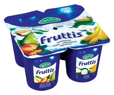 VOCNI JOGURT BRESKVA-KRUSKA 125g CAMPINA