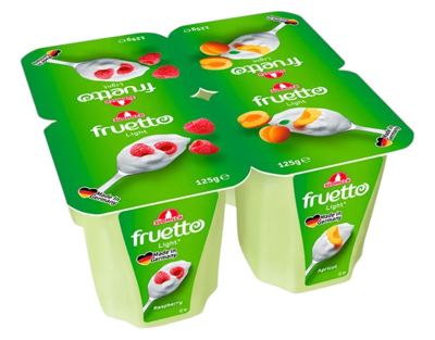 Fruetto kajsija-malina 0.2% 4x125g #6 Silbo