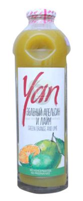 SOK POMORANDZA I LIMETA 100% 930ML YAN