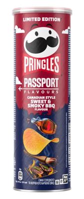 ČIPS PRINGLES KANADA BBQ 165 g