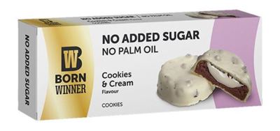 KEKS BEZ ŠEĆERA COOKIES&CREAM BORN WINNER 100G