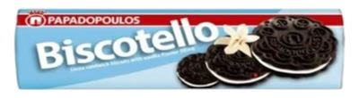 KEKS SENDVIČ SA VANILA KREMOM 200G PAPADOPOULOS