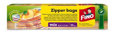 FINO ZIPPER Kese za zamrzivac MIX 0.5/1/2.5l 25/1
