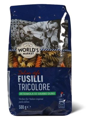 Fusili tricolore World's market 500g