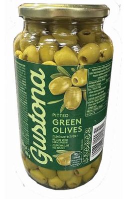 Zelene masline bez kostice Gustona 880g