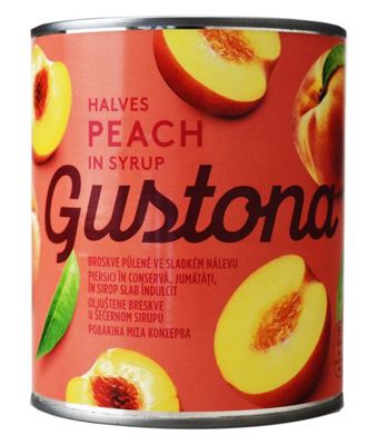 Kompot breskva polovine Gustona 820g