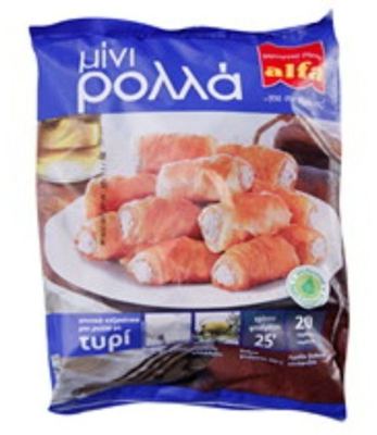 MINI ROLLS SA FETA SIROM 800 GR ALFA FOODS