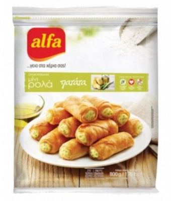 PITA MINI ROLLS SA KROMPIROM 800 GR ALFA FOODS
