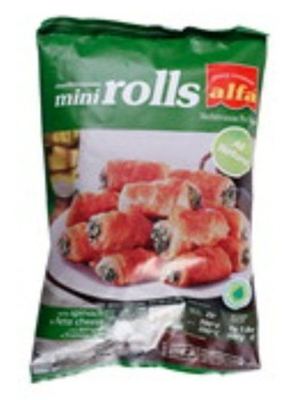 SMRZNUTO TESTO ALFA MINI ROLLS SA SPANACEM I FETA SIROM 500G